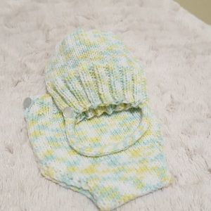 "Butternut" hand-knitted baby set