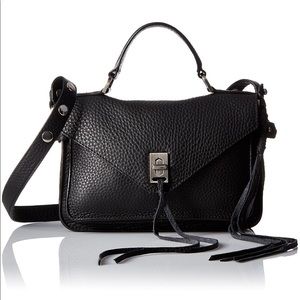 NWT REBECCA MINKOFF SMALL DARREN MESSENGER BLACK