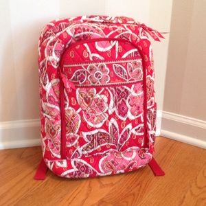 Vera Bradley Rosy Posies Laptop Backpack