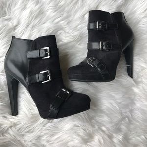 Sam and Libby buckle heel bootie