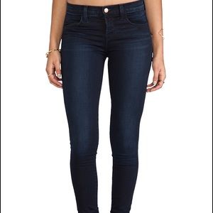 J brand mid rise skinny jeans in atmosphere blue