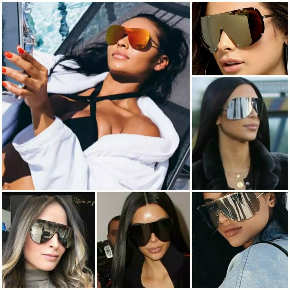 ❗LAST❗HP||🌟NEW! Gia Shield Sunnies BLACK - Picture 3 of 8
