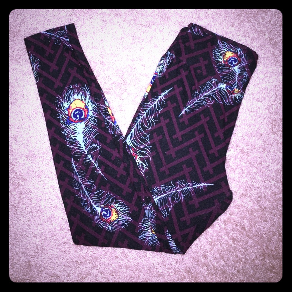 ❌SOLD❌ LuLaRoe PEACOCK leggings