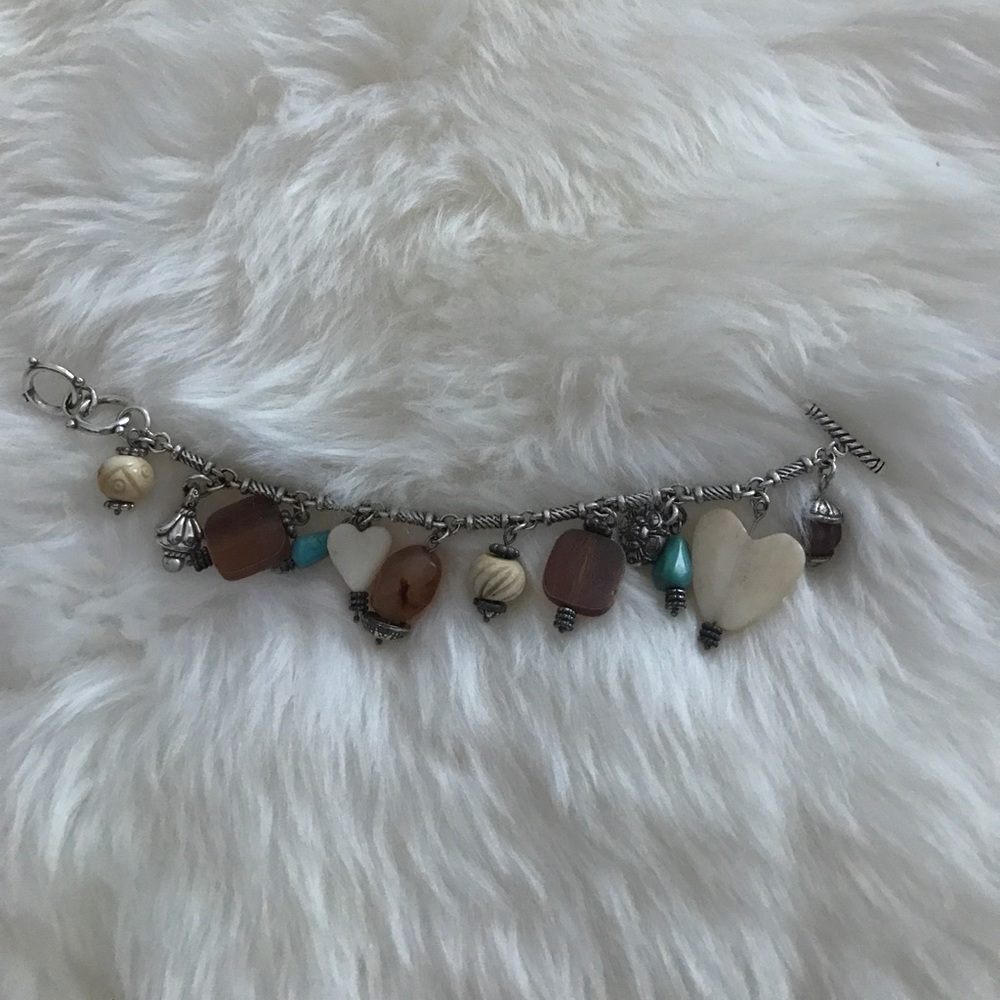Brighton stone and silver bracelet