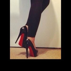 NIB Auth Christian Louboutin Bianca 140 Black