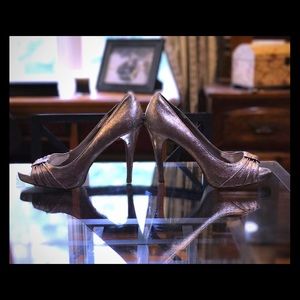 Joey Silver 6" Heels 10M