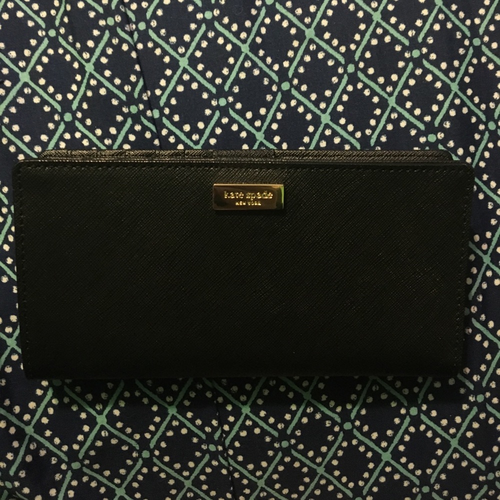 black kate spade wallet