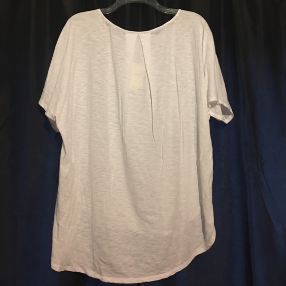 LUCKY Eyelet Short Sleeve Cotton Top - Picture 3 of 4