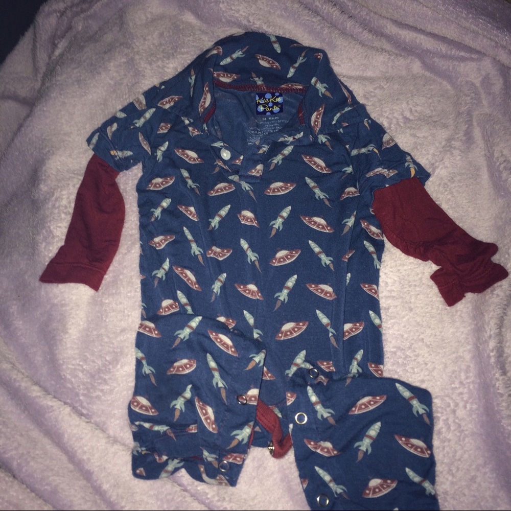 Kickee (Kicky) Pants baby long sleeve romper