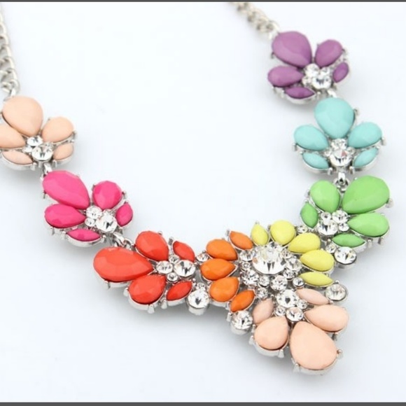 Jewelry - Rainbow Fashion Statement Necklace