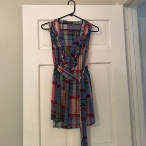 Sleeveless tunic length blouse by anthropologie