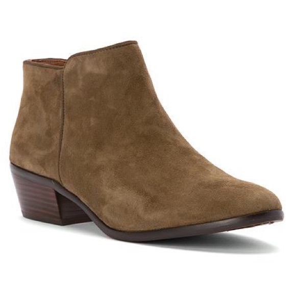 (Moss-Green) Suede Petty-Ankle Boot - Picture 2 of 6