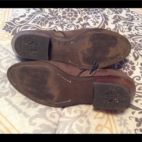 (Moss-Green) Suede Petty-Ankle Boot - Picture 3 of 6