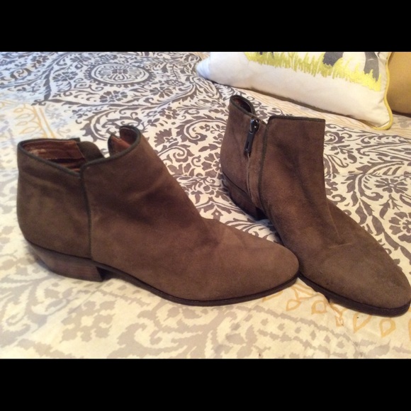 (Moss-Green) Suede Petty-Ankle Boot - Picture 5 of 6