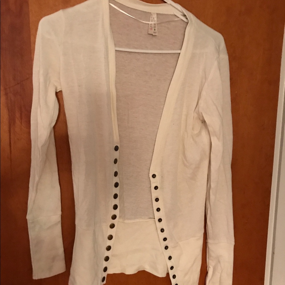 Snap button cardigan