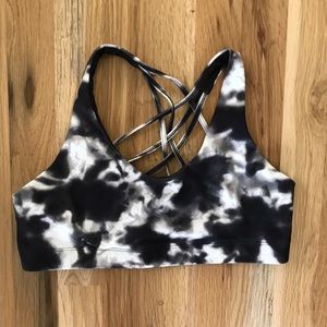 Tie dye sports bra
