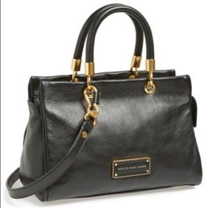 Marcby Marc Jacobs black leather satchel