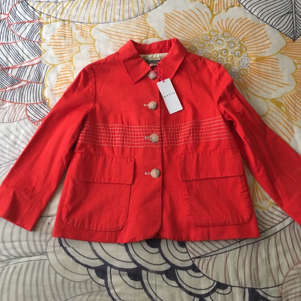 Orla Kiely Orange Jacket