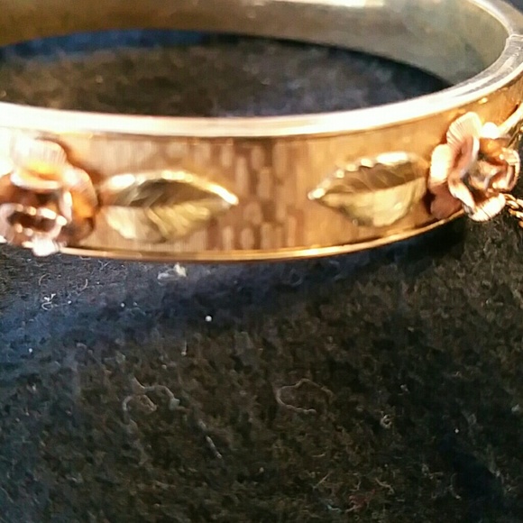 Krementz Vintage Krementz gold filled rose bracelet. from Kelly's