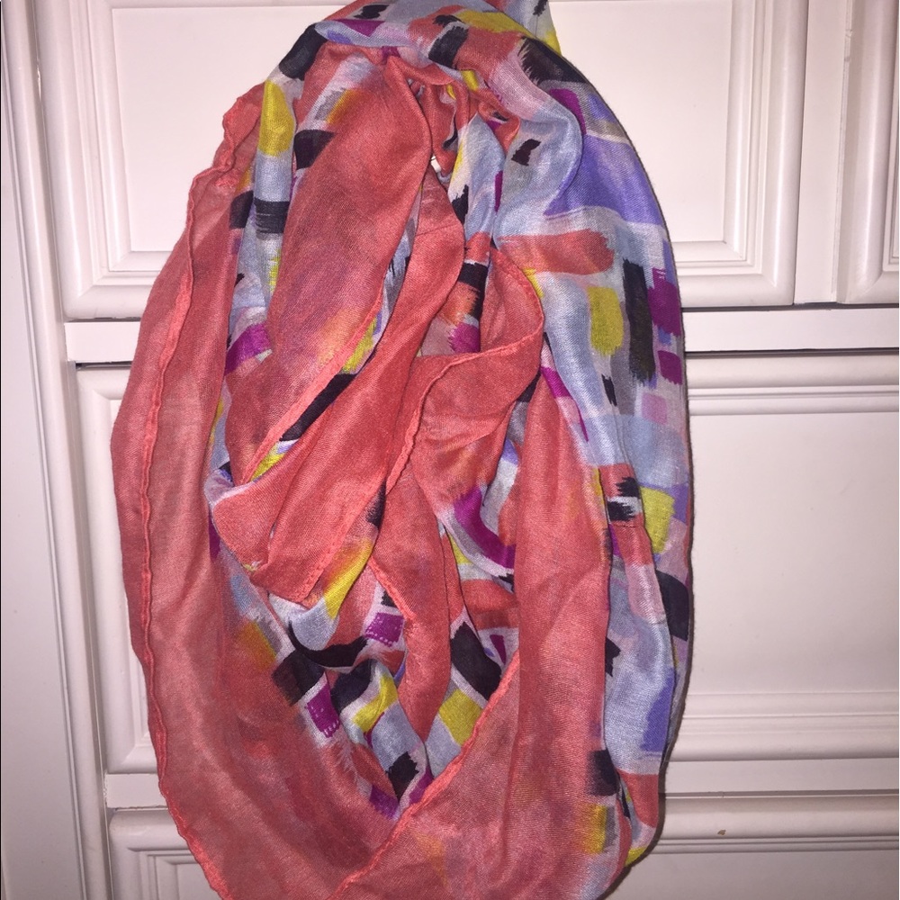 Patterned infinity scarf