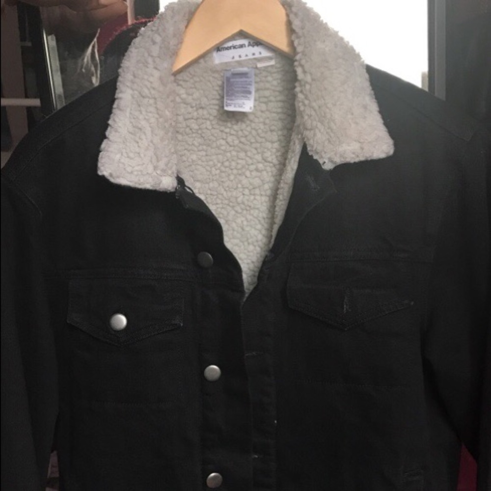 American apparel sherpa jacket