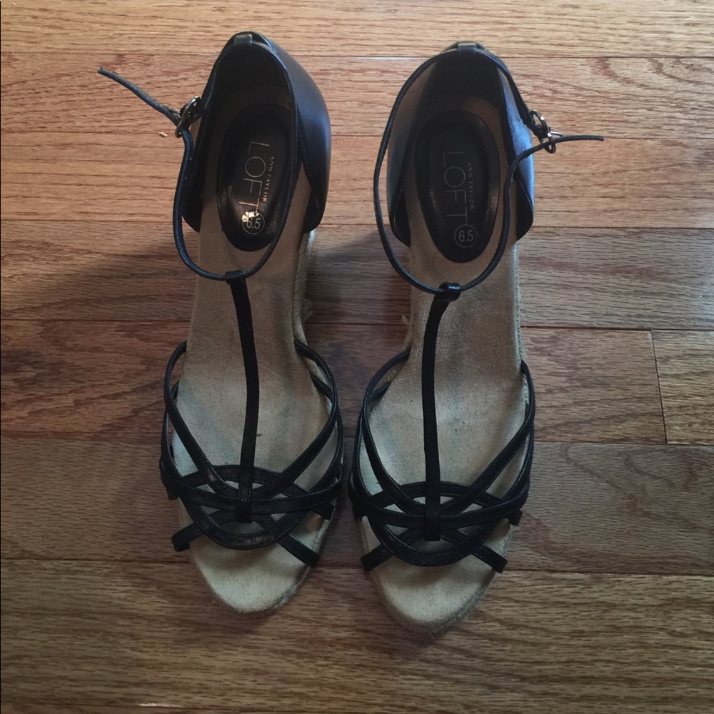 Black Anna Taylor Loft espadrilles