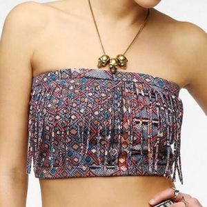 Urban outfitters staring at stars fringe bandeau