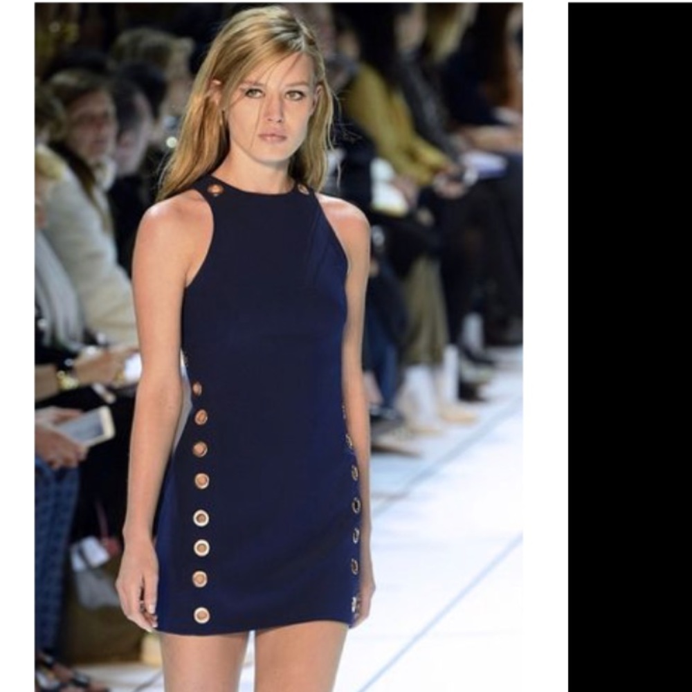 Topshop Eyelet body-con  dress Size 6