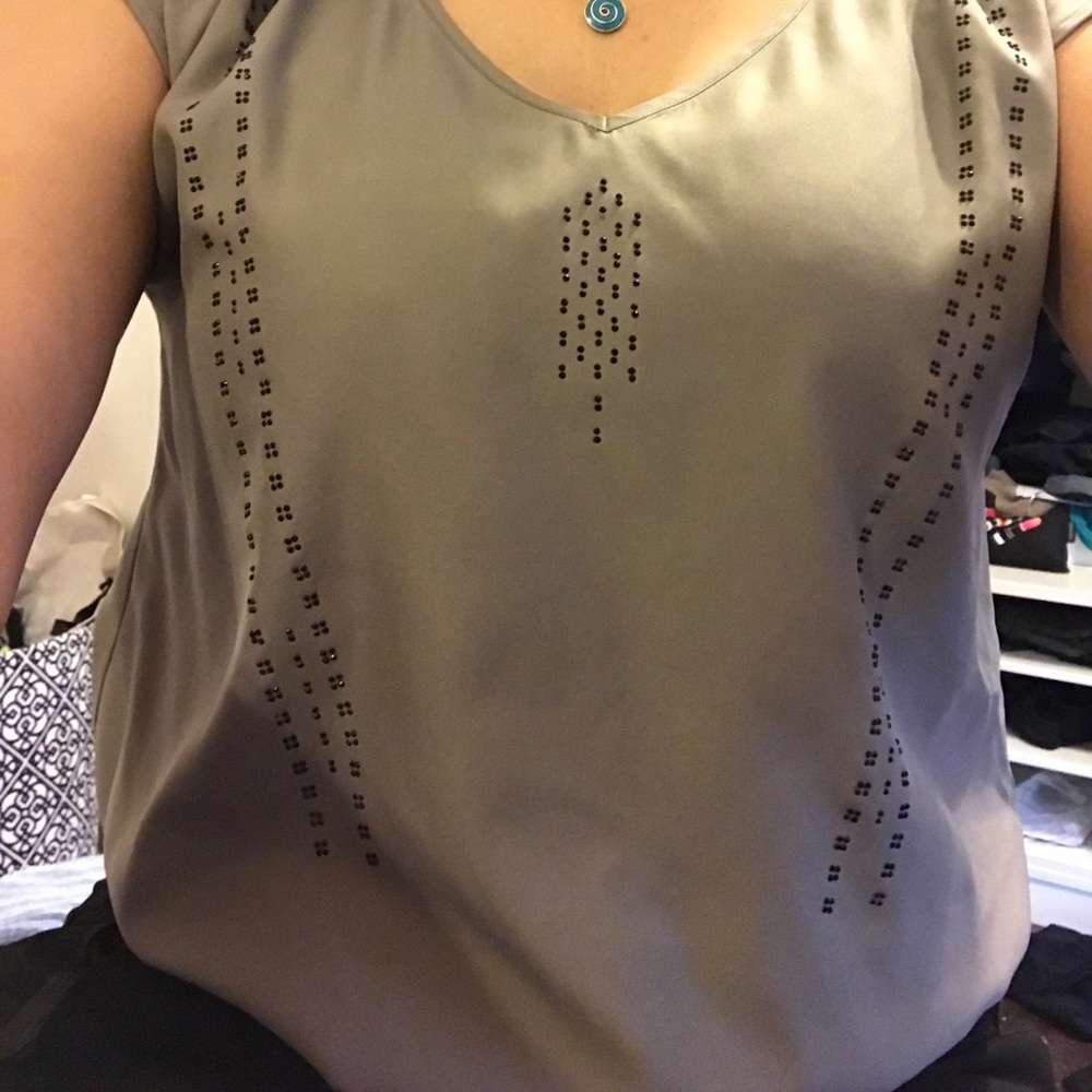 Banana Republic top in olive green
