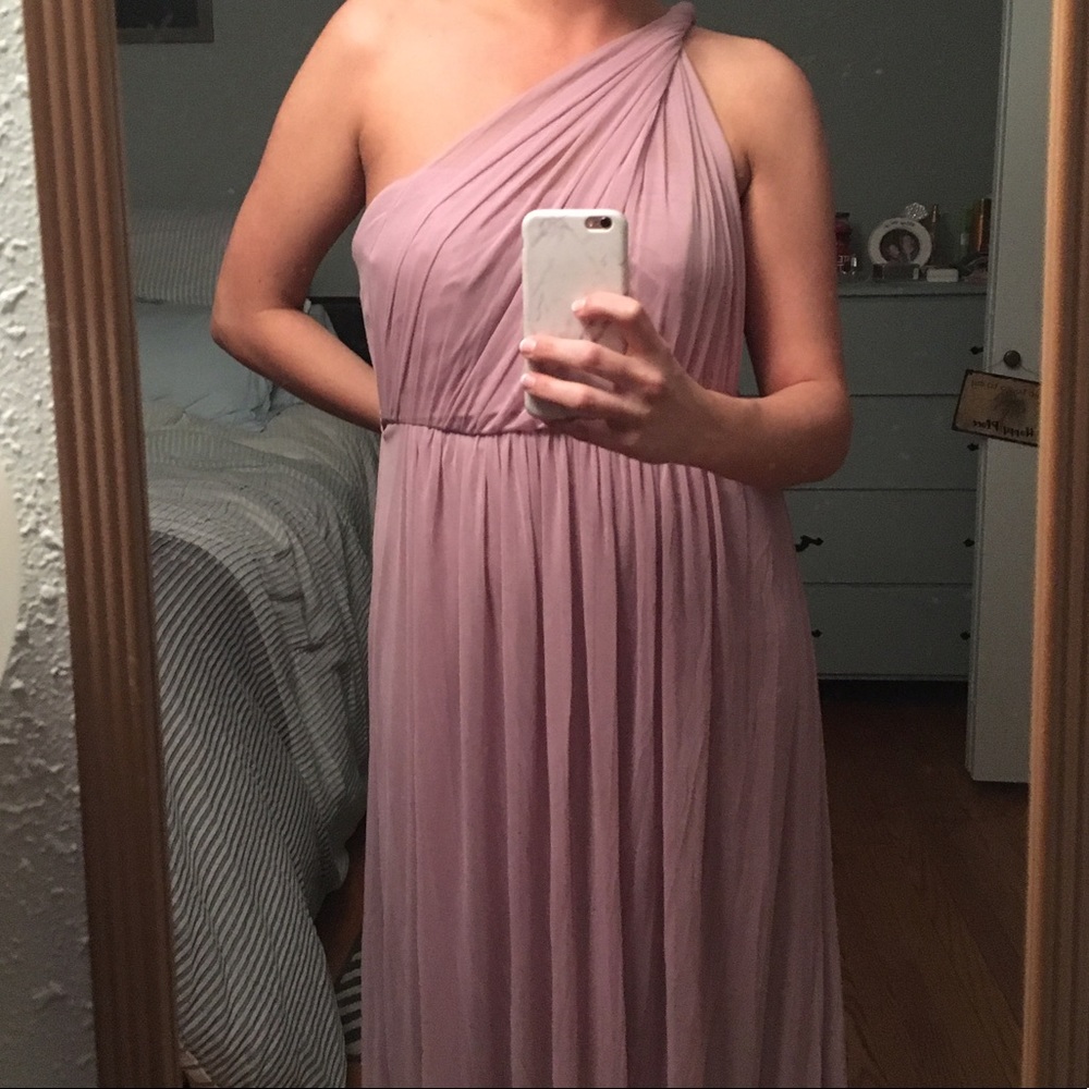 Davids bridal Versa dress in Quartz