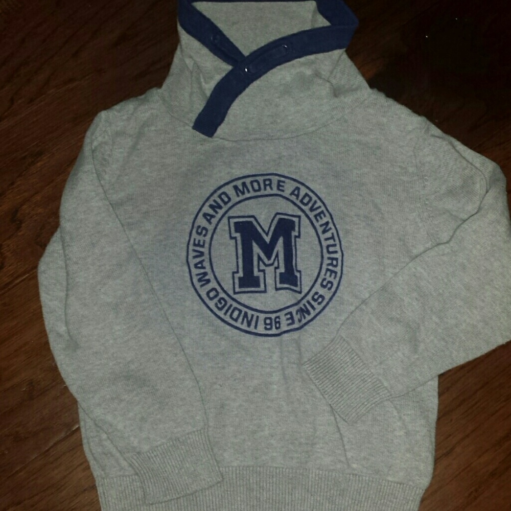 Grey Okaidi sweater 4t