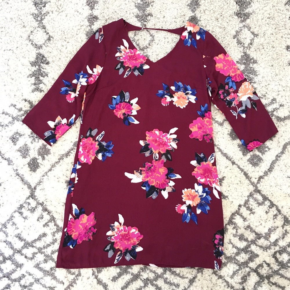 Floral swing tunic dress - boho chic!