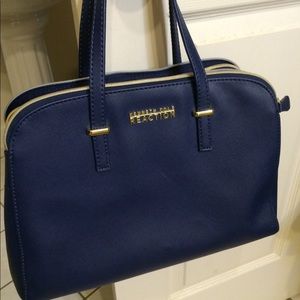 Kenneth Cole- Navy Dome Satchel