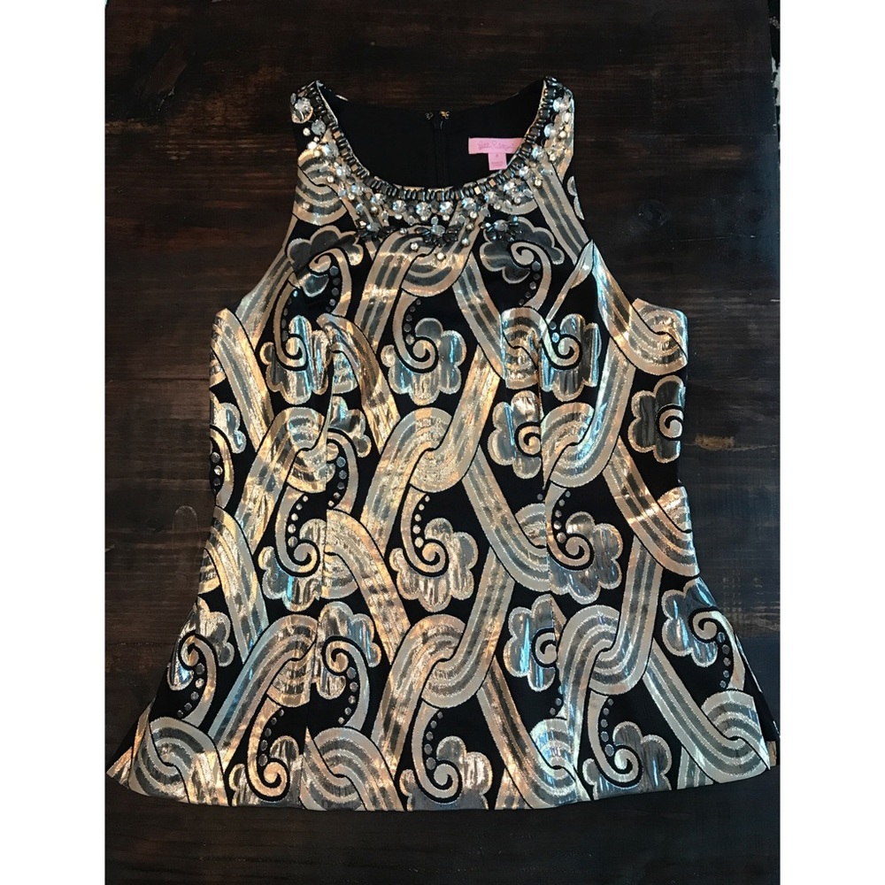 Lilly Pulitzer Peplum Blouse