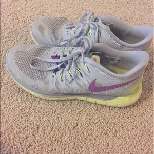 Gray Women's Nike Athletic Shoes