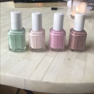 Set of 4 Essie nail polishes - used 2x