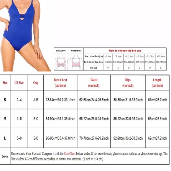 One piece padded Push-up - Picture 4 of 4