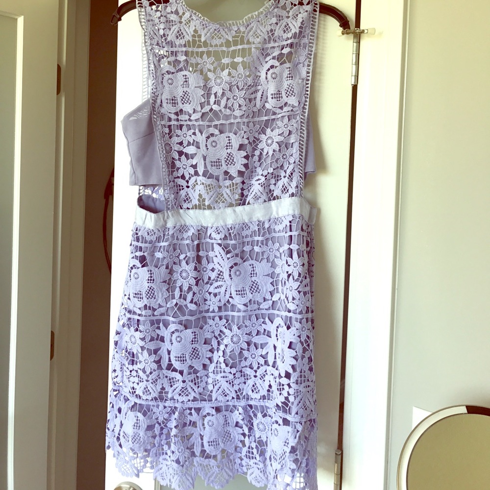 Amazing lace and cut out detailed dress