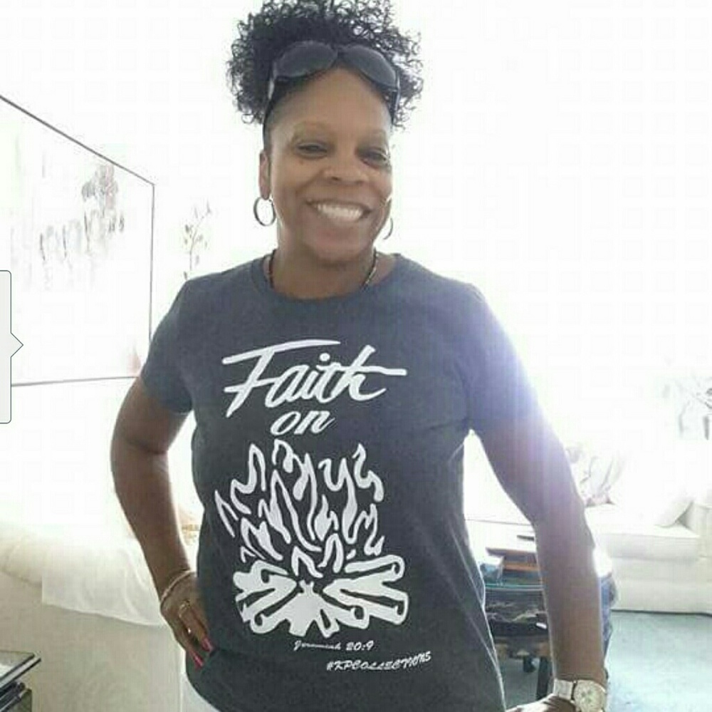 "Faith on Fire" t-shirt by KP Collections llc