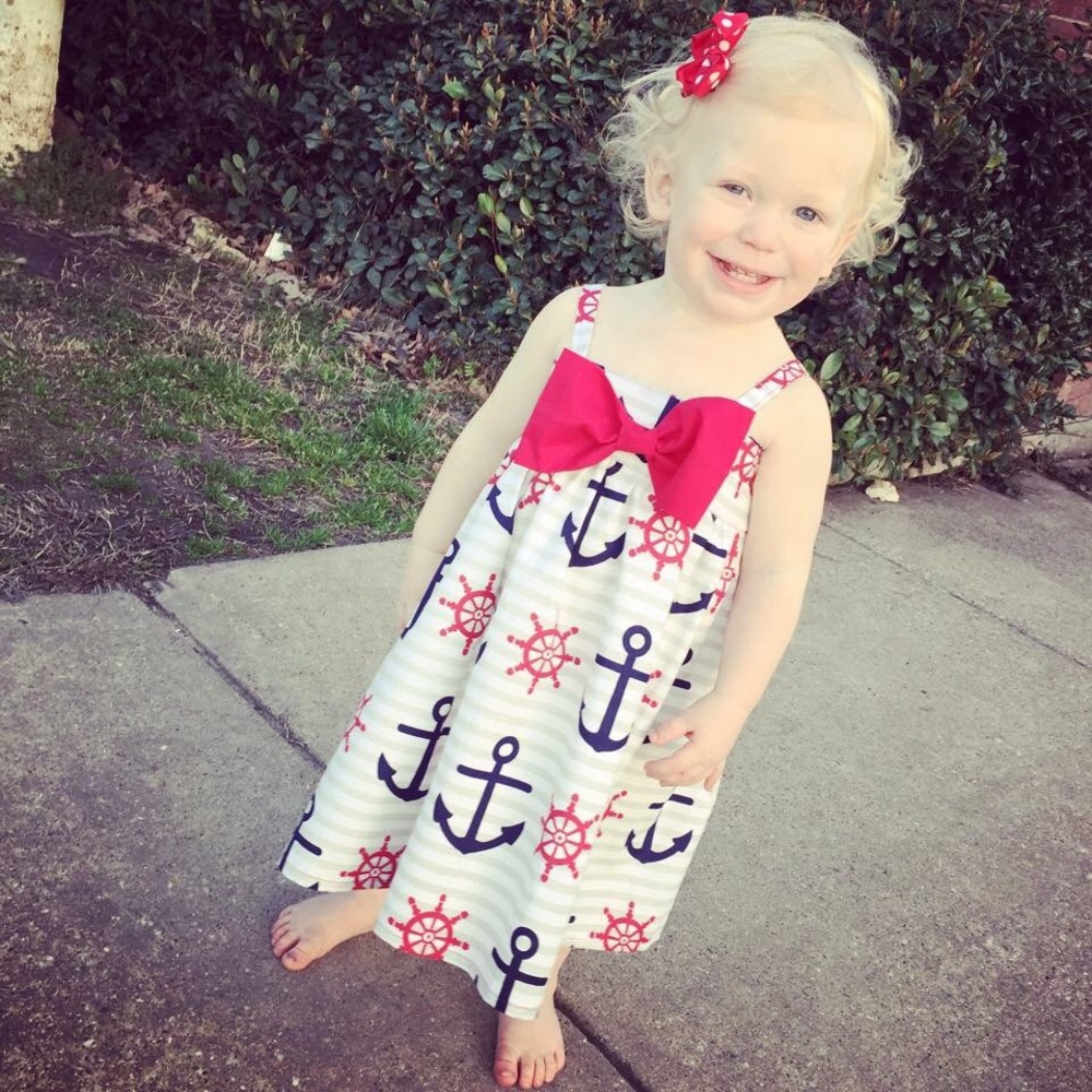 Custom bow maxi dress!