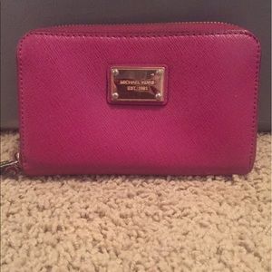 Purple Micheal Kors Wallet