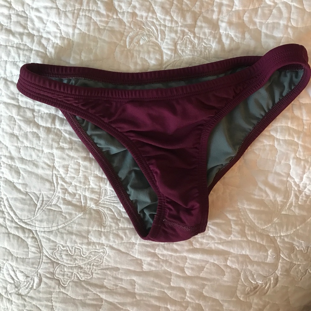 Maroon/purple Jolyn swim bottoms