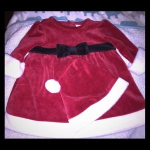 Santa Baby Dress With Hat