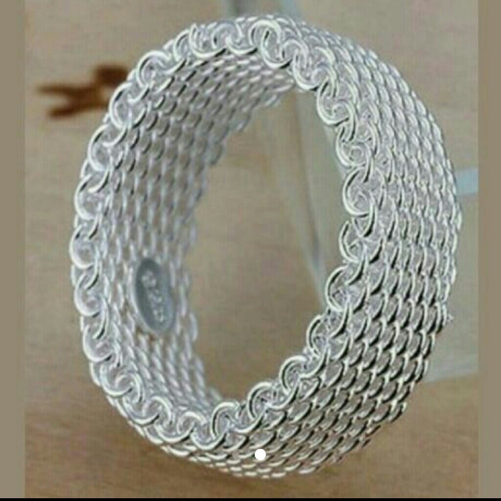 Silver Basket Weave Ring