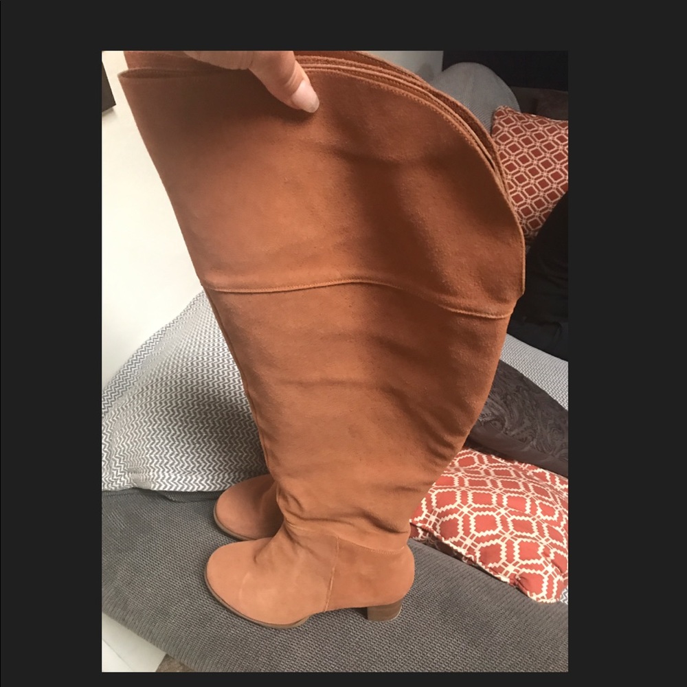 Leather wide calf size 10 boots