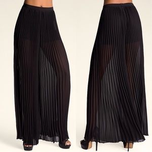 Bebe Pleated Wide Leg Pants 4