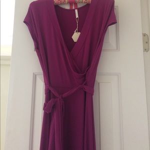 Pink blush maternity maxi dress purple