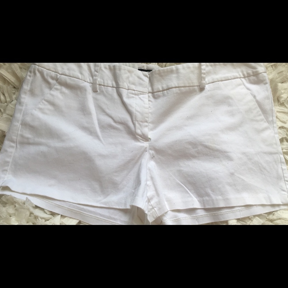 Summer bright white shorts