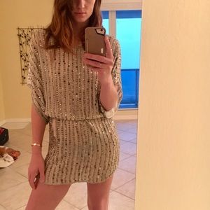Glam Sequin Tunic Dress ✨ Parker ✨ Sz S