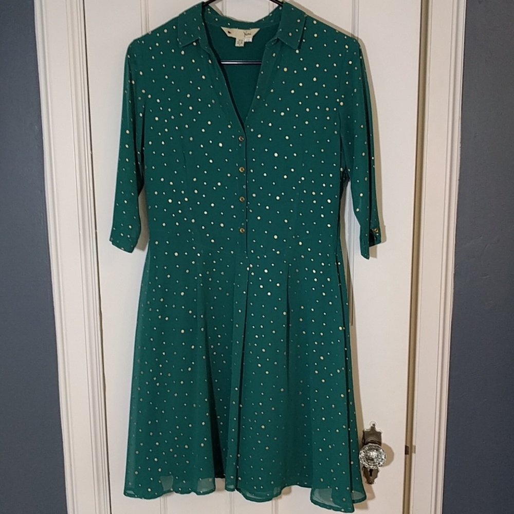 Green boutique dress Sz Small